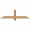 Ekena Millwork Eugene Smooth Timber Gable Bracket, Western Red Cedar, 48"W x 14"H x 3 1/2"D x 3 1/2"F, 7/12 Pitch GBW048X14X0404EUG00SWR - alternate 1